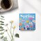 Rustic Farmhouse Spring Wooden Box Sign – Colorful Tulip Décor for Home, Office, Shelf, or Wall, Perfect for Spring Holidays & Parties (5 x 5 Inches)